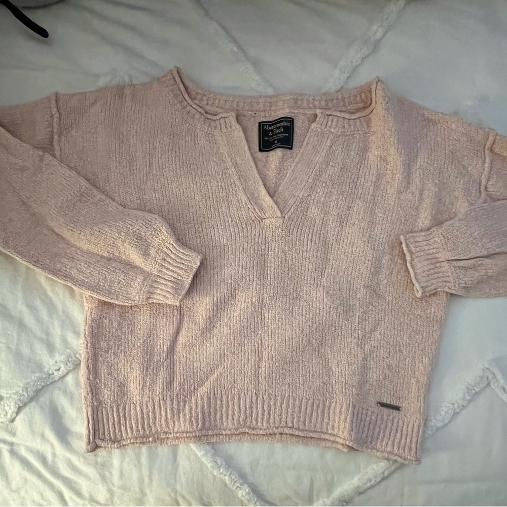 Abercrombie Blush Pink Sweater